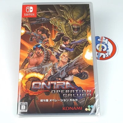 Contra Operation Galuga Nintendo Switch Japan Physical Game in MultiLanguage New - Photo 1/4
