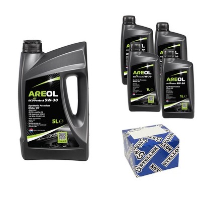STELLOX Ölfilter AREOL ECO Protect 5W-30 9L für Audi A4 Avant Q3 VW Golf VI 8K5