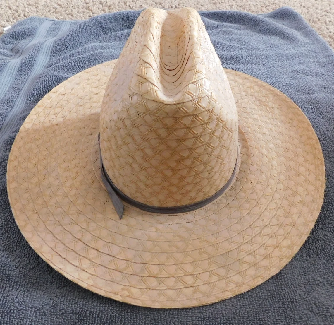 Cowboy Straw Vintage Men's 7 1/4 Size for sale | eBay