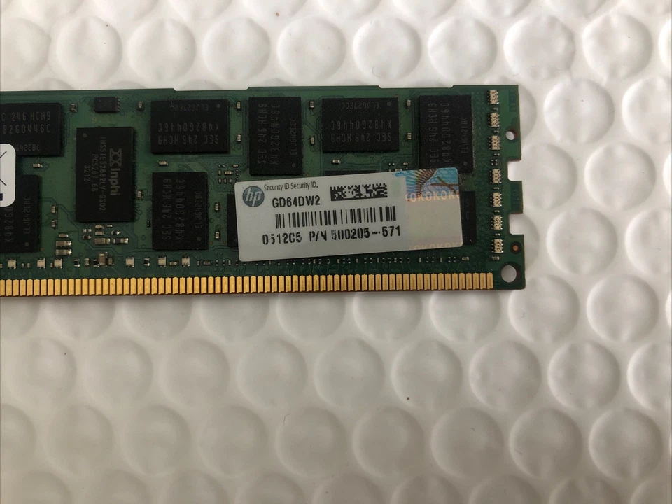 Samsung 8GB DDR3 Ram PC3-10600R 1333MHz ECC Registered Memory Ram for Server - image 3 of 3