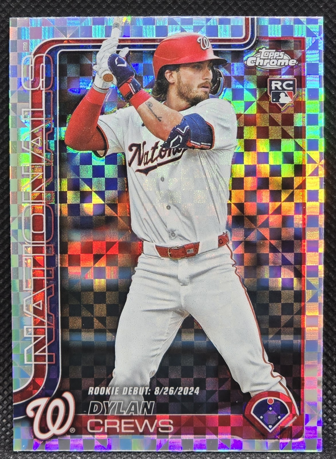 2025 Topps Chrome Update Series - Dylan Crews #USC190 X-Fractor (RC)