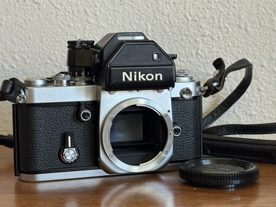 Nikon F2S SLR camera body w DP-2 photomic finder strap -Working
