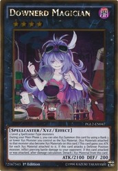 Downerd Magician PGL2-EN047 Gold Rare 1st Edition YuGiOh
