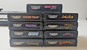 COLECOVISION CONSOLE TESTED WORKING WITH MANUAL AND GAMES