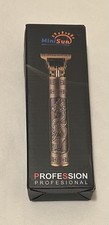 Mini Sun Professional Clippers Stainless Steel Blade Rechargeable Gold New NIB