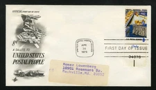 1973 FDC sc 1492 USPS Employees / Parcel Post Sorting First Day Cover