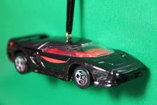 1992 VECTOR AVTECH WX-3 CUSTOM DIECAST CHRISTMAS TREE ORNAMENT ~ BLACK