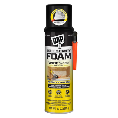 #ad DAP Wall and Cavity Foam with Wide Spray Applicator Aerosol off White 20 Oz. $41.88