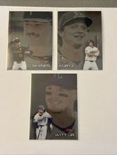 2025 Bowman’s Best Paul Skenes Nick Kurtz Bobby Witt Pixel Portrait