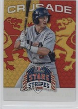2015 Panini Stars and Stripes Crusade Red 23/99 Mark Mathias #70 0a3
