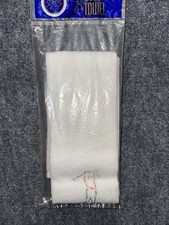 Vintage New NOS Golf Towel “The Pro” Terry Velour 16”x25” USA Made White