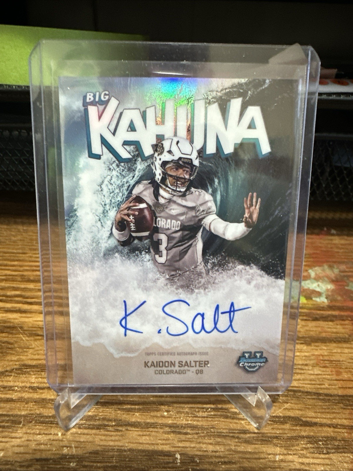 2025 Bowman University Chrome The Big Kahuna Kaidon Salter Auto #BK-KS