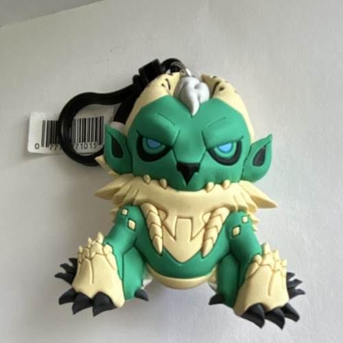 Capcom Monster Hunter Zinogre Animation Clip-On Keychain Green Cream
