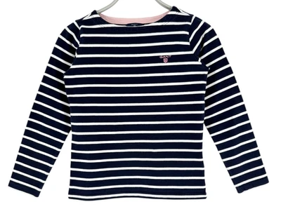Gant Enfants Filles Pull À Col Rond Taille 9 - 10 Ans (134/140 Cm) - Photo 1/4