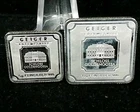 15 Grams Total Geiger Germany .999 Fine Silver Bars 5+10 Gram  #7476