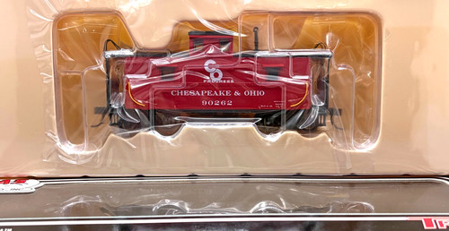 HO ATLAS 1122 CÚPULA CABOOSE CHESAPEAKE & OHIO C&O # 90262 ROJO | Condition: New