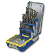 HANSON IRWIN 3018006B 29 Piece M2 Turbomax Drill Bit Set Reduced Shank