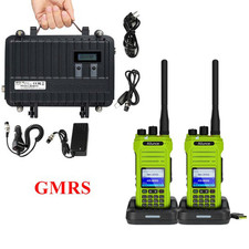 RT97 GMRS Repeater Full Duplex Communication Set 2 GMRS Handheld Walkie Talkies