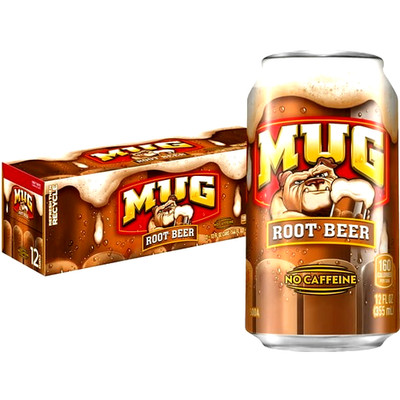   MUG Root Beer Soda Pop, 12 fl oz, 12 Pack Cans   FREE SHIPPING!!!!!  