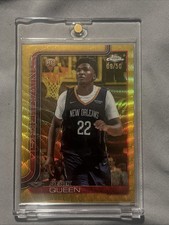 2025-26 Topps Chrome - Derik Queen rifrattore a onde d'oro /50 (RC)