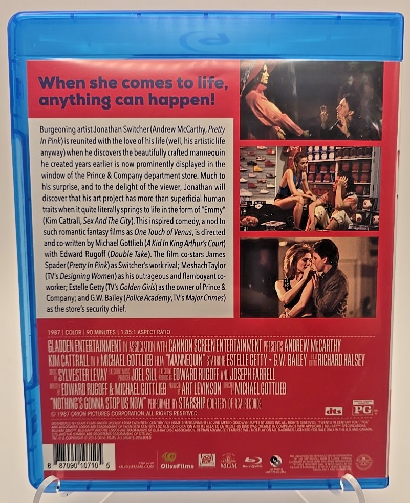 Mannequin (Blu-ray, 1987) for sale online | eBay