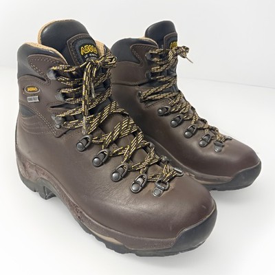 Asolo Women s TPS 520 GTS EVO Gore-Tex WP Brown Leather Backpacking Boots Size 7