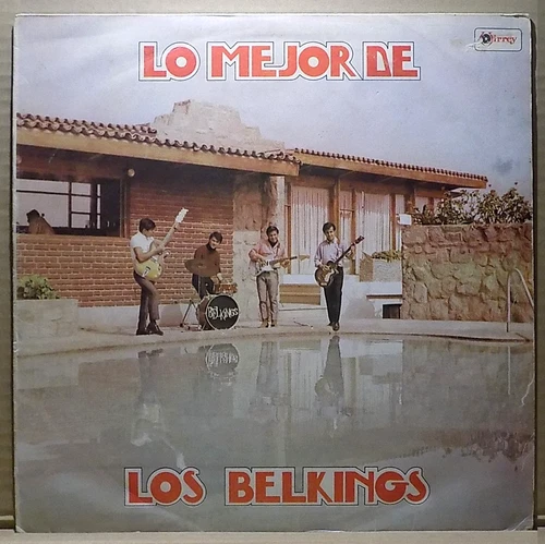 LOS BELKINGS Lo Mejor De Peru  M- 1980 Compilation LP  Instro Garage Surf  Rare