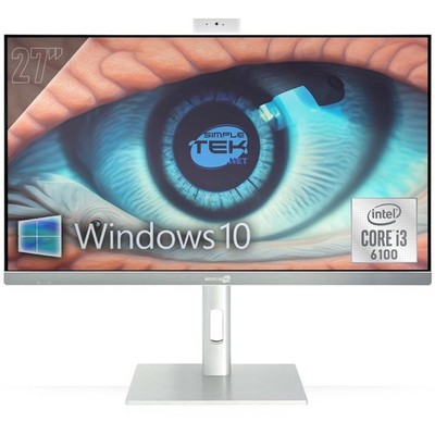 ALL IN ONE 27'' 4K I3 RAM 4GB SSD 120GB WINDOWS 10 PRO GAMING COMPUTER VESA PC