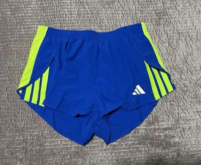 Adidas Adizero Retro 2'' Split Running Shorts Men XL NWT JD7312 Booty Brief Lined