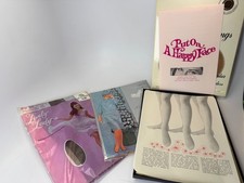 VTG Display Supp-Hose Nylon Hosiery Stocking Seamless Sheer Plus 2 usable pairs