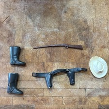 Gabriel Lone Ranger Pistols, Belt, Hat, Boots And Rifle