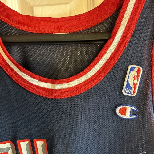 1990's HAKEEN OLAJUWON HOUSTON ROCKETS JERSEY~YOUTH Size XL 18-20~CHAMPION Brand - Picture 4 of 10