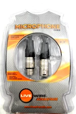 Live Wire Advantage 3' Foot Microphone Cable Lifetime Guaranteed