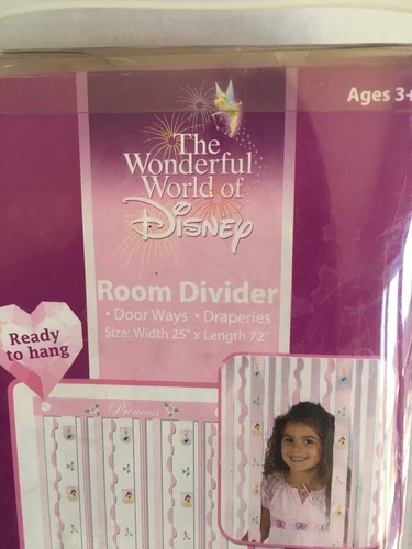 Disney Princess 72" Room Divider New In Box Cinderella Snow White Etc... - Picture 2 of 5