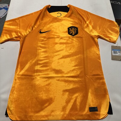 2022 Nike Netherlands Home Soccer Jersey Virgil Van Dijk Men M