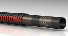 TUBO GRECATO SPIRALATO FLESSIBILE PER RADIATORI E CARBURANTE 38MM 38X48