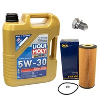MotoröL ÖLfilter SH420P 5W30 5 Liter + ÖLablassschraube FüR Audi Seat Skoda Vw