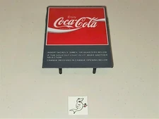 DIXIE NARCO 276, 276E, 368, 440, 501E COKE BILL VALIDATOR BLOCKER PLATE