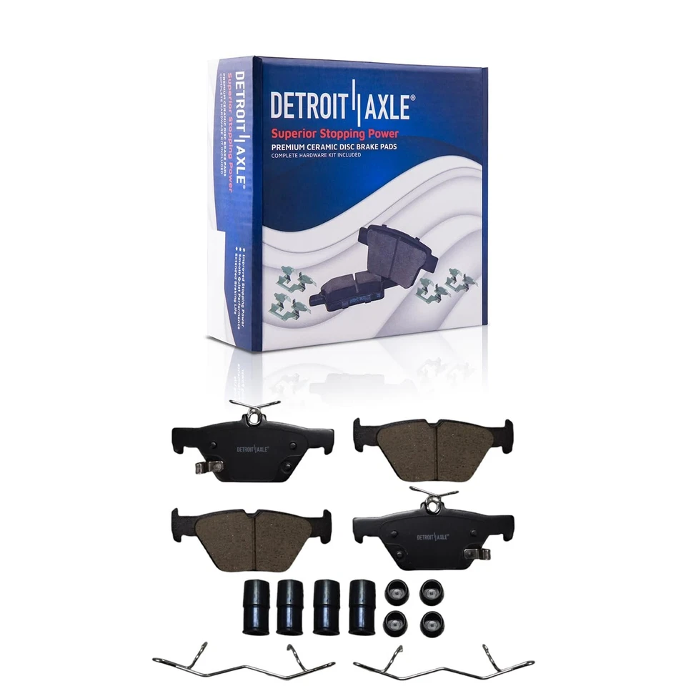 Kit de 10 pastillas de freno delanteras traseras perforadas para Subaru Ascent 2019-2021 Foto 4 de 4