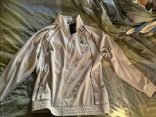 Nike Air Jordan DNA HBR Full Zip Jacket Smoke Gray Black CU2182-077 Men's SZ L