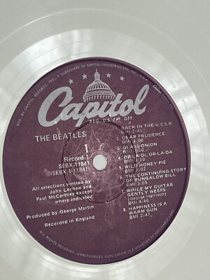 The Beatles LP White Album 1978 White 2x LP SEBX-11841 Limited