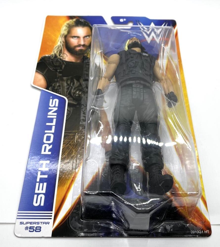 Mattel WWE Wrestling Basic Series 44 Action Figure Seth Rollins おもちゃ [並行輸入品] Amazon.com: Mattel WWE Seth Rollins Basic Action Figure, 10