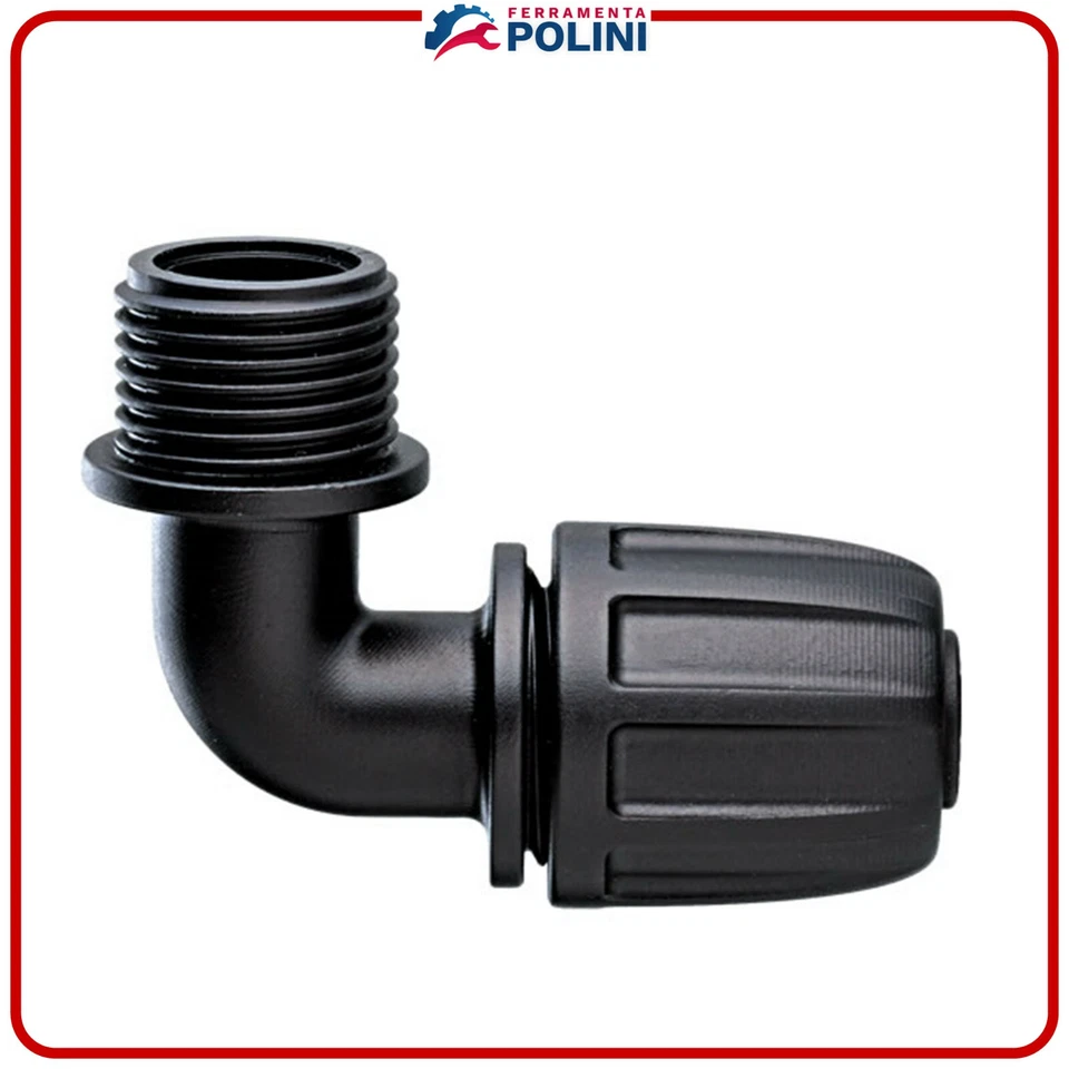 CLABER 99019/91019 GOMITO FILETTO 1/2" (15-21 mm) IRRIGAZIONE GIARDINO