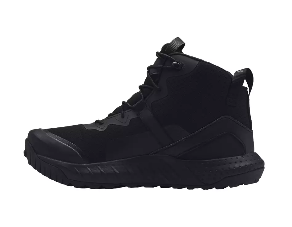 UNDER ARMOUR BLACK MENS BOOT UA MICRO G VALSETZ MID 3023741-001 - Image 2 of 4