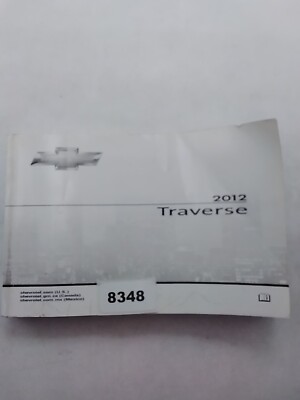 2012 Chevrolet Traverse Owner's Manual – Original Paper User Guide