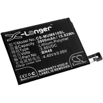 Akku für Redmi Note 6 Pro Note 6 Pro Dual SIM Note 6 Pro Global 3900mAh
