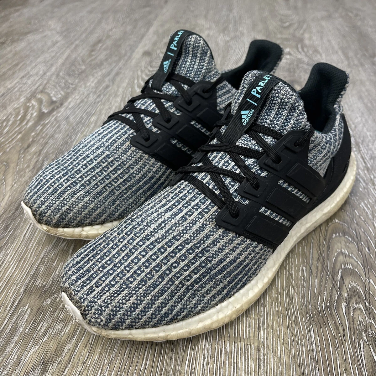 Adidas Parley Mens Ultra Boost Blue Running Sneakers Shoes