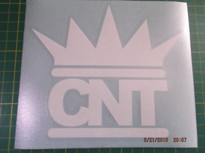 CNT-RITTZ  Decal for Car, Truck, Window, Laptop or Smooth Surface up to 6'' wide