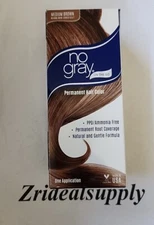 No Gray On The Go Permanent Root Touch Up Medium Brown Blends with Levels 6 & 7