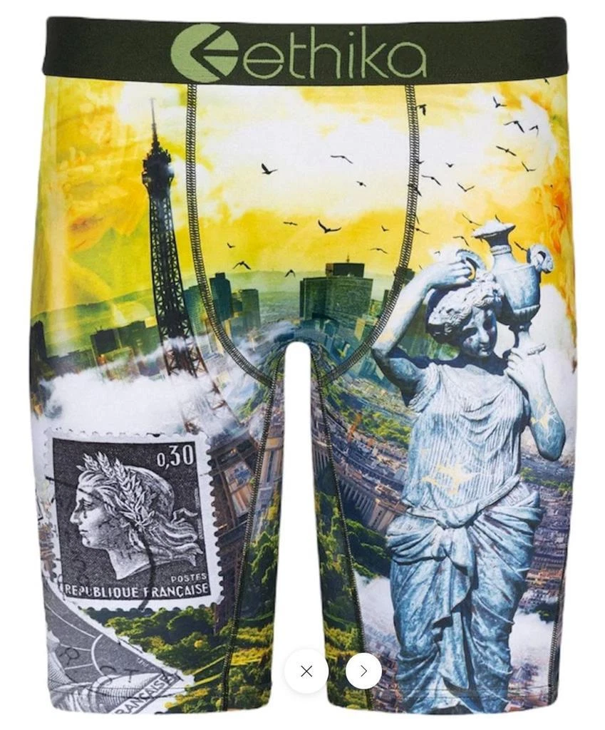 Ethika the Staple PARIS FLIGHT Eiffel Tower Statue Long Boxers